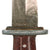 Original German WWII Bakelite Handle Trench Fighting Knife by PUMA-Werk with Scabbard - Damaged Original Items