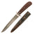 Original German WWII PUMA Solingen Wehrmacht Nahkampfmesser Boot Fighting Knife with Steel Scabbard
