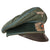 Original German WWII Heer Army Transport / Supply Officer Feldmütze älterer Art Crusher Cap by Peküro with Leather Visor, Measured Size 54cm Original Items