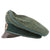 Original German WWII Heer Army Transport / Supply Officer Feldmütze älterer Art Crusher Cap by Peküro with Leather Visor, Measured Size 54cm Original Items