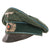 Original German WWII Heer Army Transport / Supply Officer Feldmütze älterer Art Crusher Cap by Peküro with Leather Visor, Measured Size 54cm Original Items