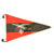 Original German WWII Luftwaffe Flak Artillery Battalion Officer Fahrzeug Stabsflagge Vehicle Staff Pennant with Aluminum Trench Art Eagle, 10 3/8" x 17" Original Items