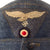 Original German WWII Luftwaffe M43 Einheitsmütze Field Cap with Partial RBNr. Marking, Size 55