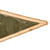 Original German WWII Luftwaffe Officer Rigid Fahrzeug Stabsflagge Vehicle Fender Pennant with Early Eagle, 7 1/2" x 12" Original Items