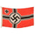 Original German WWII Reichskriegsflagge National War Flag by Lorenz Summa Söhne of Oberkotzau, 80cm x 135cm, Apparently Unissued Original Items