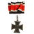 Original German Postwar Early 1957 Pattern Knight's Cross of the Iron Cross - “800” Silver Marked with Ribbon & Case