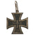 Original German Postwar Early 1957 Pattern Knight's Cross of the Iron Cross - “800” Silver Marked with Ribbon & Case