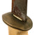 Original U.S. WWII Custom Theater-Made Bowie-Style Fighting Knife with Grooved Bone Handle & Shoelace-Bound Sheath