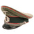 Original German WWII Heer Panzer Armored Corps Officer Schirmmütze Visor Cap with Aluminum Insignia and Crown Stiffener, Size 56 1/2 Original Items