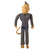 Original British WWII Era Royal Air Force RAF Handmade Monkey Doll with Cap & Wings - Attributed to J. K. Farnell & Co. of London