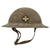 Original U.S. WWI 33rd “Golden Cross” Prairie Division M1917 Doughboy Helmet with Liner & Chinstrap - Initials