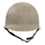 Original U.S. WWII Navy Gray-Painted Fixed Bale Front Seam McCord M1 Helmet with Westinghouse Liner