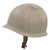 Original U.S. WWII Navy Gray-Painted Fixed Bale Front Seam McCord M1 Helmet with Westinghouse Liner