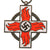 Original German WWII Fire Brigade Decoration 2nd Class for 25 Years Service with Ribbon – Feuerwehr-Ehrenzeichen 2. Stufe