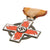 Original German WWII Fire Brigade Decoration 2nd Class for 25 Years Service with Ribbon – Feuerwehr-Ehrenzeichen 2. Stufe