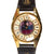 Original Iraqi Saddam Hussein-Era National Center for Construction Laboratories Oversized Novelty Wristwatch Clock in Velvet Presentation Case with Iraqi Coat of Arms