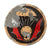Original U.S. WWII 502nd Parachute Infantry Regiment Hand-Painted Cap Badge Featured in Heroes in Our Midst: Volume 3 - Rare