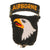 Original U.S. WWII Bronze Star Recipient 501st PIR 101st Airborne Division Mortarman Invasion Armband Flag Patch with Patches & Copy of Discharge - Charles J. Bahr, Wounded at Talitha Kumi, Holland