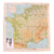 Original U.S. WWII Mark Bando Collection 502nd PIR Officer Hugh “Duke” Roberts Airborne "Zones of France" D-Day Silk Map with Collection Provenance - Dated March 1944 - 22 ½” x 24”