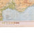 Original U.S. WWII Mark Bando Collection 502nd PIR Officer Hugh “Duke” Roberts Airborne "Zones of France" D-Day Silk Map with Collection Provenance - Dated March 1944 - 22 ½” x 24”