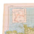 Original U.S. WWII Mark Bando Collection 502nd PIR Officer Hugh “Duke” Roberts Airborne "Zones of France" D-Day Silk Map with Collection Provenance - Dated March 1944 - 22 ½” x 24”
