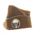 Original U.S. WWII Airborne Garrison Cap, Insignia, & Photograph Grouping with Smoking Pipe - 517th PIR Oval - Unnamed