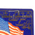Original WWII U.S. Homefront “Remember Pearl Harbor”Gravel Lettering American Flag Sign