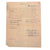 Original German WWII U.S. Captured M35 Black Leather Dispatch Map Case with Inscription & Copy of Capture Paper - Captured at Besserham France in November 1944 Original Items