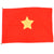 Original North Vietnamese Vietnam War Era Handmade National Flag with Shoelace Hanging Loops - Reported U.S. Bringback - 29 x 42 Inches Original Items