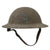 Original U.S. WWI M1917 91st Infantry Division Doughboy Helmet With Textured Paint - Wild West Division Original Items