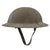 Original U.S. WWI M1917 91st Infantry Division Doughboy Helmet With Textured Paint - Wild West Division Original Items