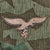 Original German WWII Luftwaffe Field Division Splittertarn Camouflage Smock Cut-Off with Breast Eagle