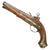 Original 18th Century Spanish Ripoll Miquelet Flintlock 15 Bore Officer Belt Pistol with Grotesque Mask Mounts, Lock by Pere Torrento, Barrel Attributed to Eudald Molas Original Items