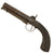 Original Victorian Era British John Blanch & Son 30 Bore Single Shot Side Hammer Percussion Belt Pistol with Captured Ramrod and Safety, Circa 1850 Original Items