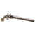 Original Late 18th Century Ottoman Balkan Kubur Flintlock Horse Pistol with Carved and Silver Inlaid Stock, Circa 1790