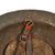 Original U.S. WWI USMC M1917 Doughboy Helmet Shell with Heavy Green Textured Finish & P1917 Eagle, Globe, Anchor Device with Punched Shell Application
