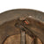 Original U.S. WWI USMC M1917 Doughboy Helmet Shell with Heavy Green Textured Finish & P1917 Eagle, Globe, Anchor Device with Punched Shell Application