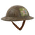 Original U.S. WWI British Made Mark I Doughboy Helmet with Museum Quality Post War Painted Insignia - Supply Company, 5th Marines, 2nd Division