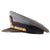 Original U.S. WWII Naval Admiral Officer Gray Combination Visor Cap Original Items