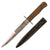 Original German WWII Luftwaffe Fallschirmjäger Fighting Knife with Scabbard - Weimar Eagle 5 Marked Original Items