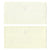 Original German WWII Der Führer Adolf Stationery 5 5/8" x 3" Deckle Edge Calling Card with Raised Monogram Original Items