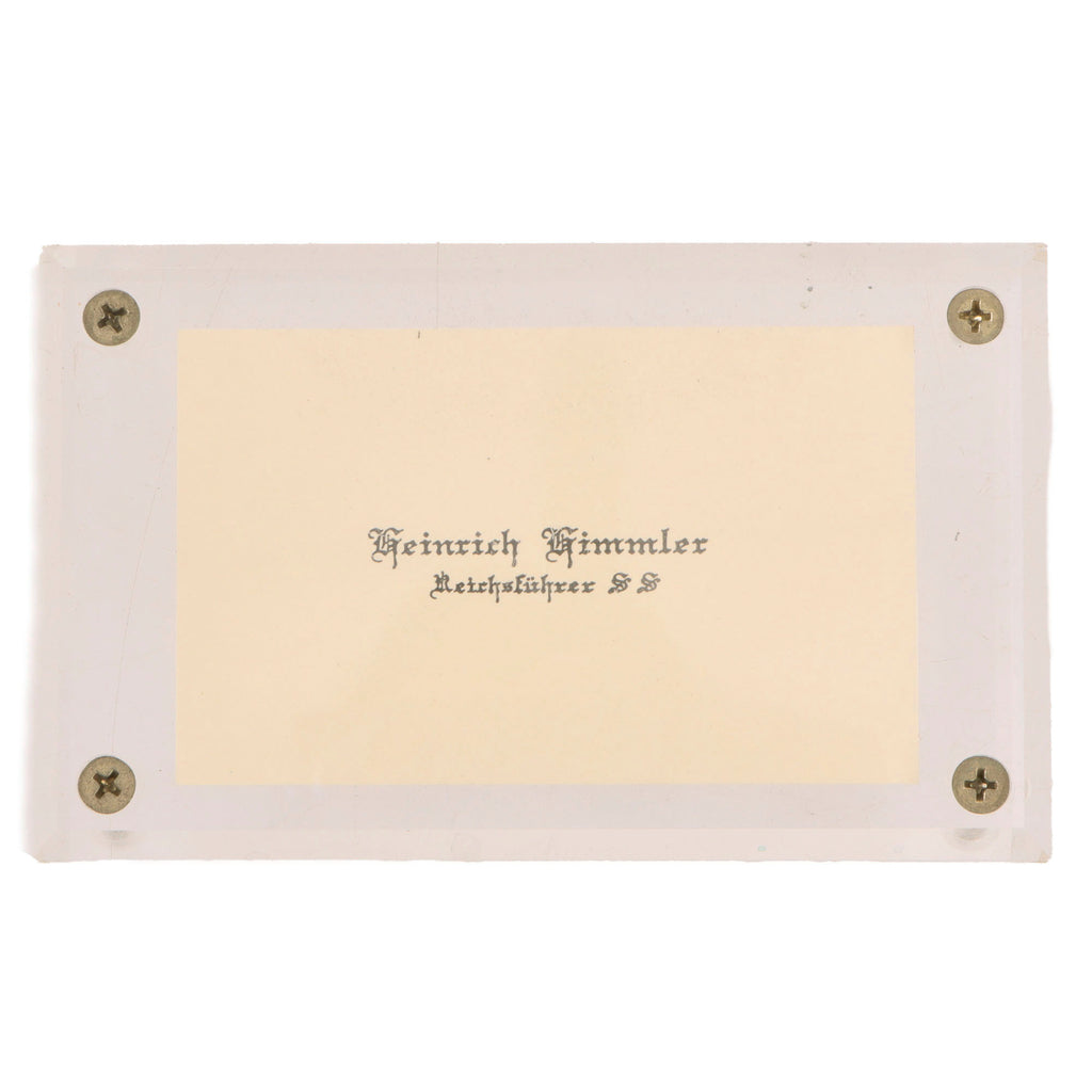 DRAFT Original German WWII Deutscher Reichskanzler Der Führer Adolf Personal Calling Card (Copy) (Copy) Original Items