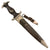Original German WWII Early Model 1933 SS Dagger by Carl Eickhorn of Solingen with Scabbard and Hanger Original Items