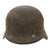 Original German WWII Heer Army M40 Single Decal Steel Helmet with 1943 Dated 53cm Relic Liner - Size 62 Shell Original Items