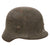 Original German WWII Heer Army M40 Single Decal Steel Helmet with 1943 Dated 53cm Relic Liner - Size 62 Shell Original Items
