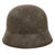 Original German WWII Heer Army M40 Single Decal Steel Helmet with 1943 Dated 53cm Relic Liner - Size 62 Shell Original Items