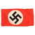 Original German WWII NSDAP & SA Multi-piece Cotton Armband with Paper RZM A4/343 Tag Original Items