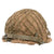 Original French Indochina M1951 Helmet with Liner, Burlap Cover, and Net Original Items