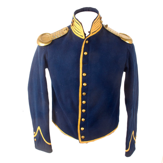Original U.S. Pre Civil War M1855 Federal Union Army Cavalry Dragoons Enlisted Man Shell Jacket with NCO Shoulder Boards Original Items