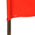 Original German WWII NSDAP Small Double Sided National Political Flag on Wooden Pole - 15" x 22 1/2" Original Items
